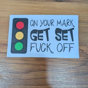 Brand New Funny vinyl Decal Sticker For Cars, Laptops Etc